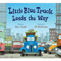 Little Blue Truck Leads the Way (Board book)